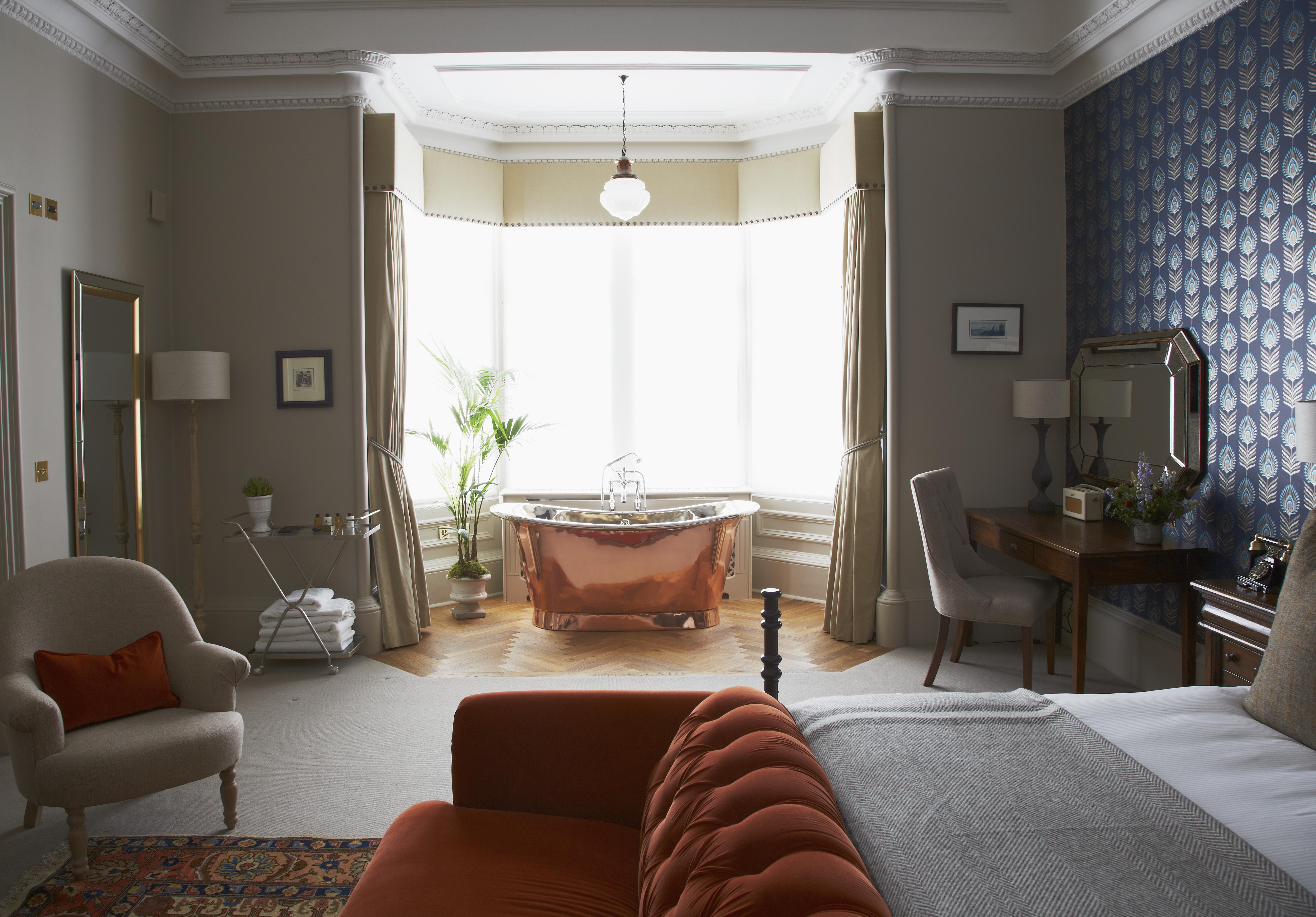 The Roseate Edinburgh - Small Luxury Hotels Of The World Exterior foto A suite at the hotel